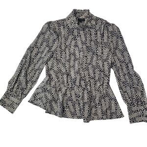 Who What Wear Peplum Blouse Small